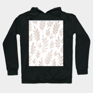 soft pink leaves Hoodie